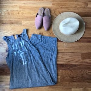 Adorable Gray Midi